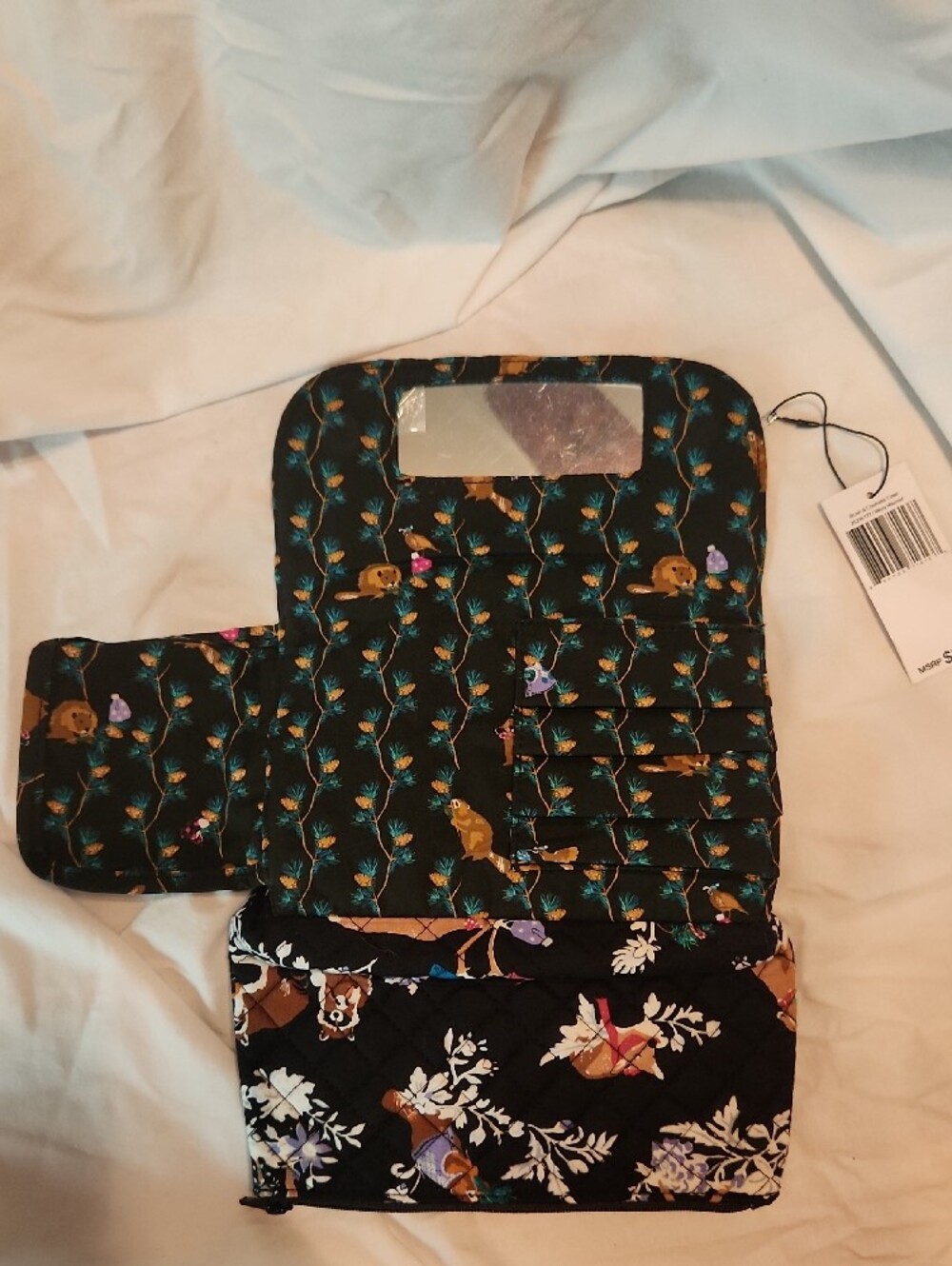 Vera Bradley quilted make up bag. - Picture 3 of 3